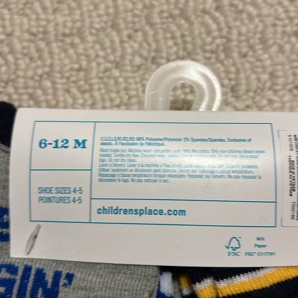 NWT - Toddler Truck Themed Crew Socks with grips on bottom - 6 pairs. Size 6-12M - Picture 5 of 8